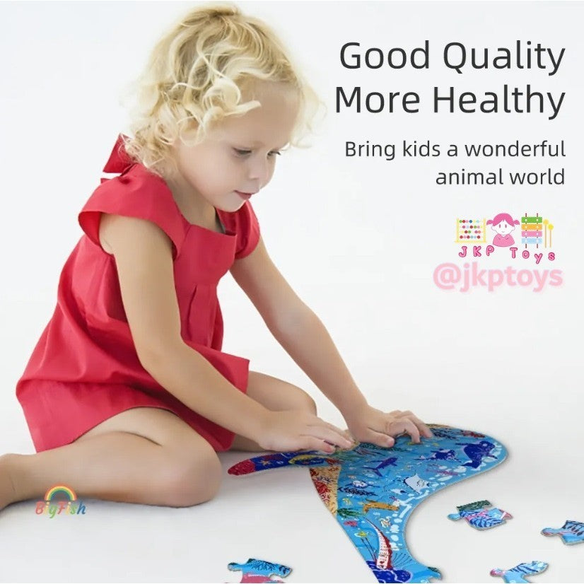 Todds & Kids Toys by JKP Toys ของเล่นจิ๊กซอว์เสริมพัฒนาการ เสริมทักษะ ฝึกสมาธิสำหรับเด็ก 3 ขวบขึ้นไป จิ๊กซอว์สัตว์